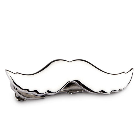 Peluche The Silver Manly Moustache Tie Pin