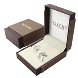 Peluche Silver Coloured Alphabet Cufflink (Letter G)
