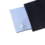 Peluche Silver Coloured Alphabet Cufflink (Letter J)