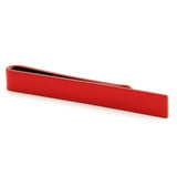 Peluche Slim Tie Bar Scarlet Red Tie Pin