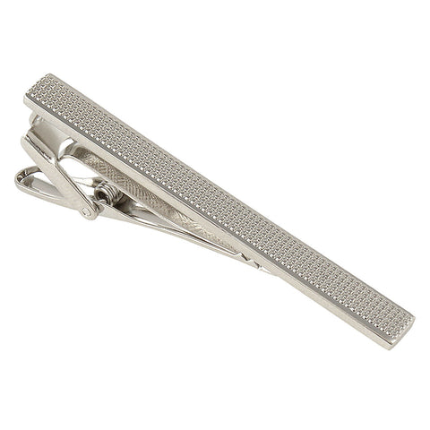 Peluche Silver Squares - Normal Tie Pin Brass