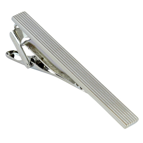 Peluche Pin Striped - Silver Tie Pin Brass
