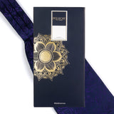 Peluche Opulent Ornament Blue Cravat for Men