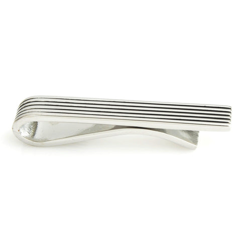 Peluche Enamel Striped - Super Sleek - Tie Pin Brass