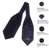 Peluche Sophistic Knot Black Cravat for Men