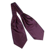 Peluche Elite Embellishment Red Cravat for Men