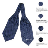 Peluche Refined Neckwear Blue Cravat for Men