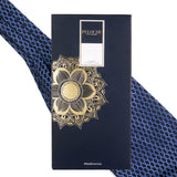 Peluche Refined Neckwear Blue Cravat for Men