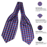 Peluche Classic Coil Deluxe Blue Cravat for Men