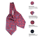 Peluche Fashion Flair Elysium Red Cravat for Men