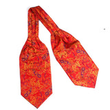 Peluche Royal Wrap Prestige Orange Cravat for Men