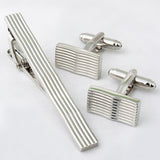 Curves to Kill - Golden Cufflinks and Tie Pin Set - Peluche.in