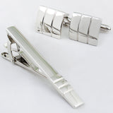 Peluche Minimalist Cufflinks and Tie Pin Set