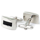 Classic Black Cufflinks and Tie Pin Set - Peluche.in