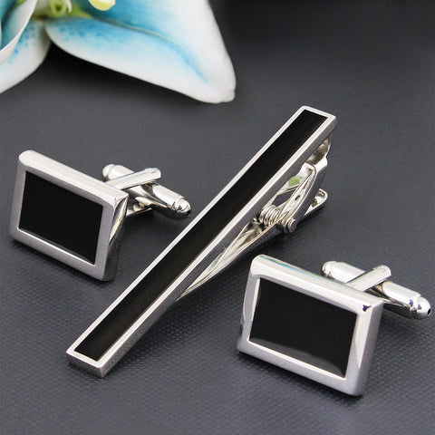 Peluche Mr.Dapper Enamel Play Cufflinks and Tie Pin Set