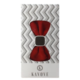 Kavove Solid Essentials Maroon Bow Tie