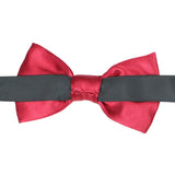 Kavove Solid Essentials Maroon Bow Tie