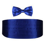 Bold Blue - Cummerbund and Bow Tie Set - Peluche.in
