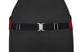 Peluche Maroon Affair - Cummerbund and Bow Tie Set Satin