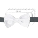 Kavove Solid Essentials White Bow Tie