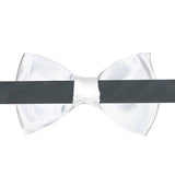 Kavove Solid Essentials White Bow Tie