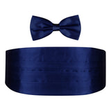 Peluche Cerulean Aviary Blue Cummerbund & Bow Tie Set