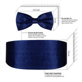 Peluche Cerulean Aviary Blue Cummerbund & Bow Tie Set