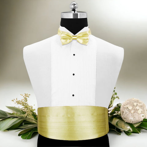 Peluche Golden Rendezvous Cummerbund & Bow Tie Set