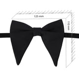Kavove Solid Essentials Black Butterfly Bow Tie