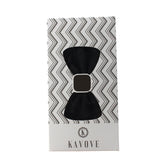 Kavove Solid Essentials Black Butterfly Bow Tie