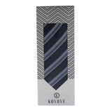 Kovove The Pleasing Striped Maroon Necktie For Men