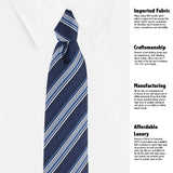 Kovove The Pleasing Striped Maroon Necktie For Men