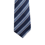 Kovove The Pleasing Striped Maroon Necktie For Men