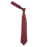 Kovove The Pleasing Striped Black Necktie For Men