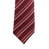 Kovove The Pleasing Striped Black Necktie For Men