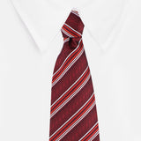 Kovove The Pleasing Striped Black Necktie For Men