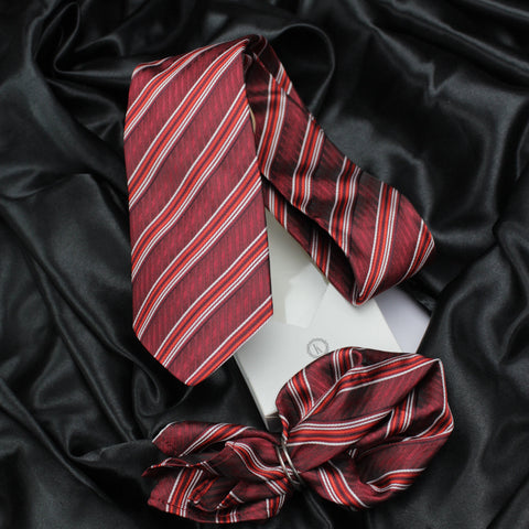 Neck Tie and Pocket Square Set for Men