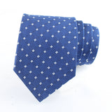 Kovove Blue Checkered Neck Tie For Men