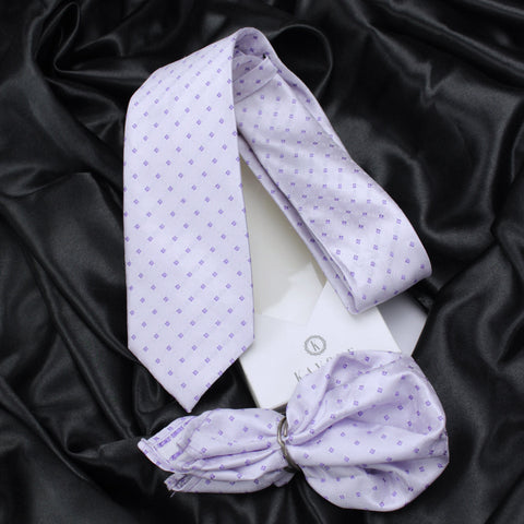 Neck Tie and Pocket Square Set for Men