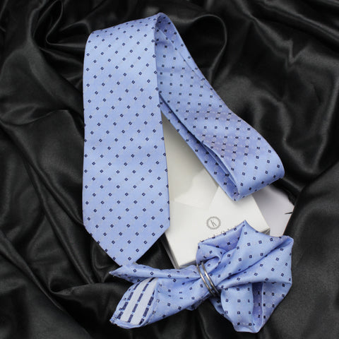 Neck Tie and Pocket Square Set for Men