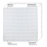Kovove The Pleasing Checkered White Pocket Square