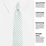 Kovove The Pleasing Checkered White Necktie