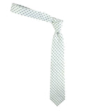 Kovove The Pleasing Checkered White Necktie