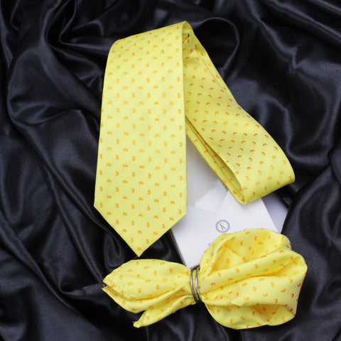 Neck Tie and Pocket Square Set for Men