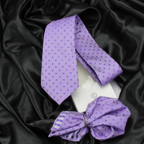 Neck Tie and Pocket Square Set for Men