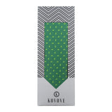 Kovove The Astro Mini Paisley Green Necktie For Men