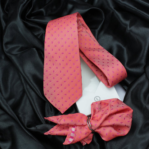 Neck Tie and Pocket Square Set for Men