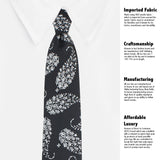 Kovove The Twining Paisley Black Necktie For Men