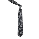 Kovove The Twining Paisley Black Necktie For Men