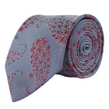 Kovove The Twining Paisley Blue Necktie For Men